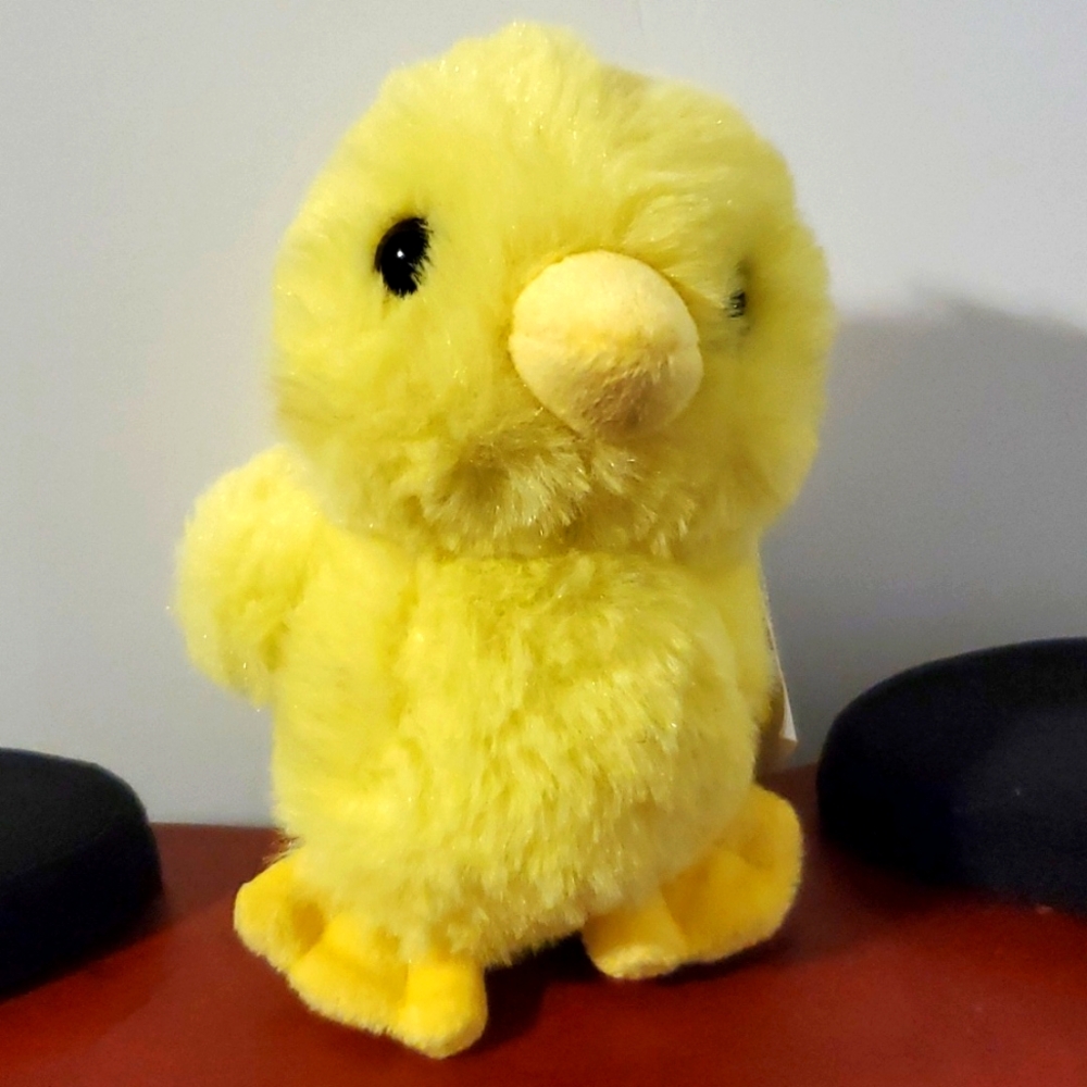 Vintage Goffa Duck Baby Chick Plush Stuffed Animal Yellow Fluffy Small